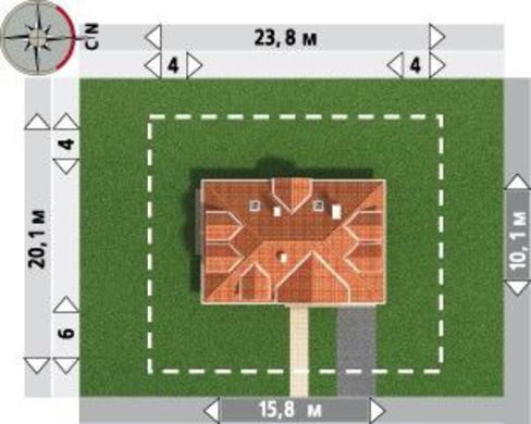 Visualization gallery - Chic country estate with spacious rooms