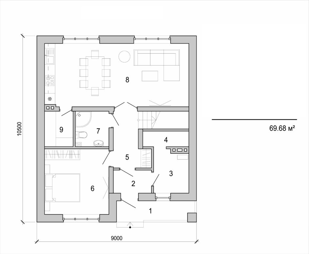Visualization gallery - Two storey house