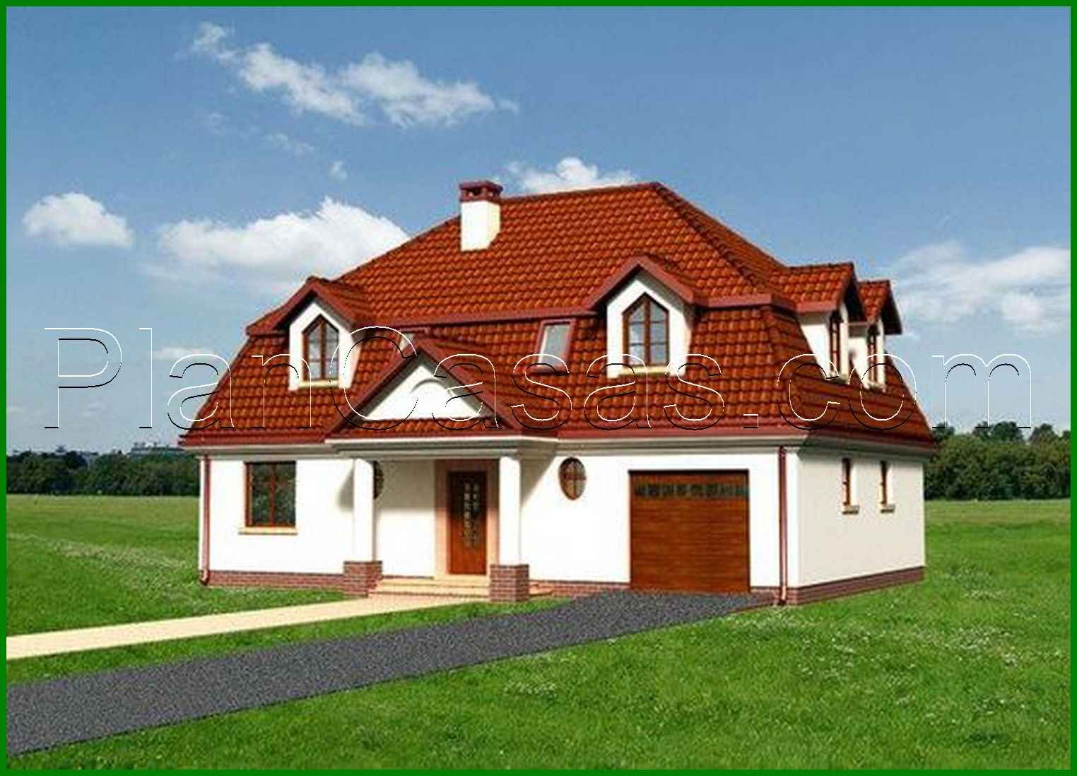 Visualization gallery - Two-story estate for eight bedrooms