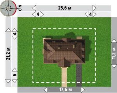 Visualization gallery - Stylish two-story building with six private rooms