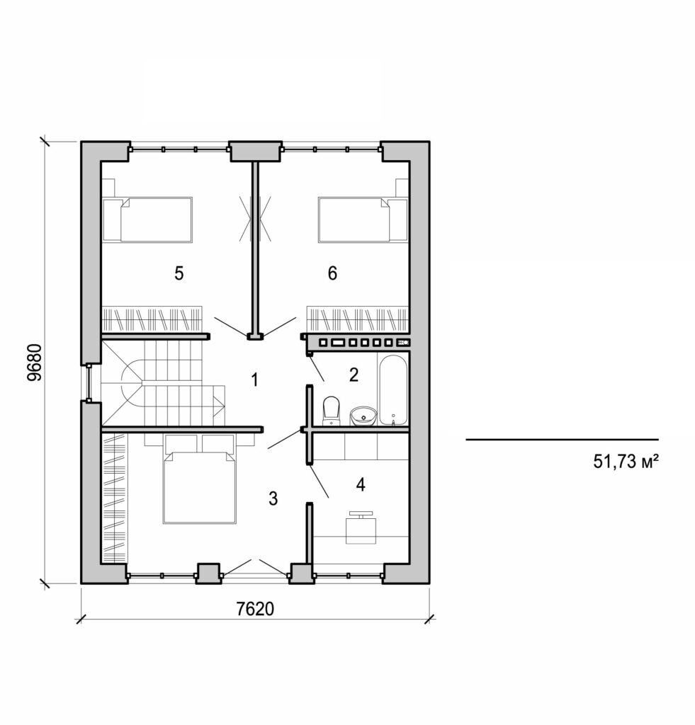 Visualization gallery - Two storey cottage