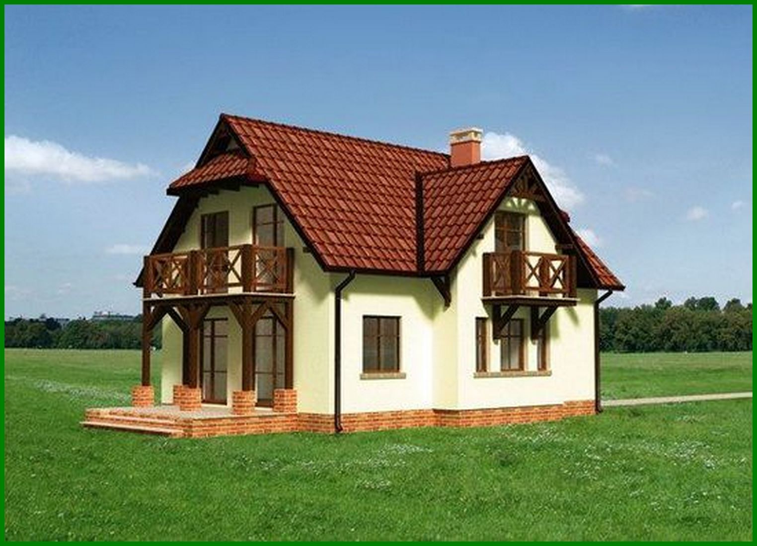 Visualization gallery - European style house project