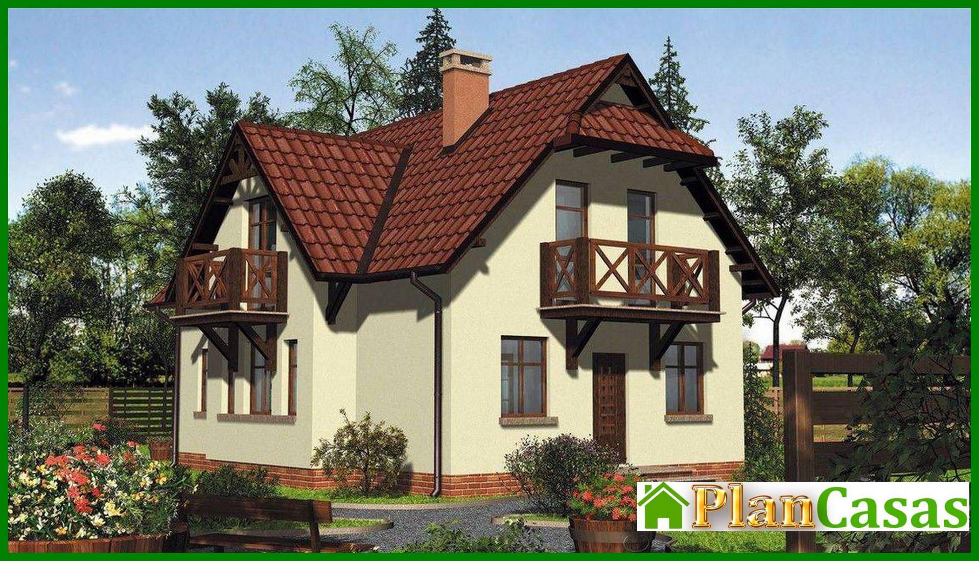 European style house project house plan
