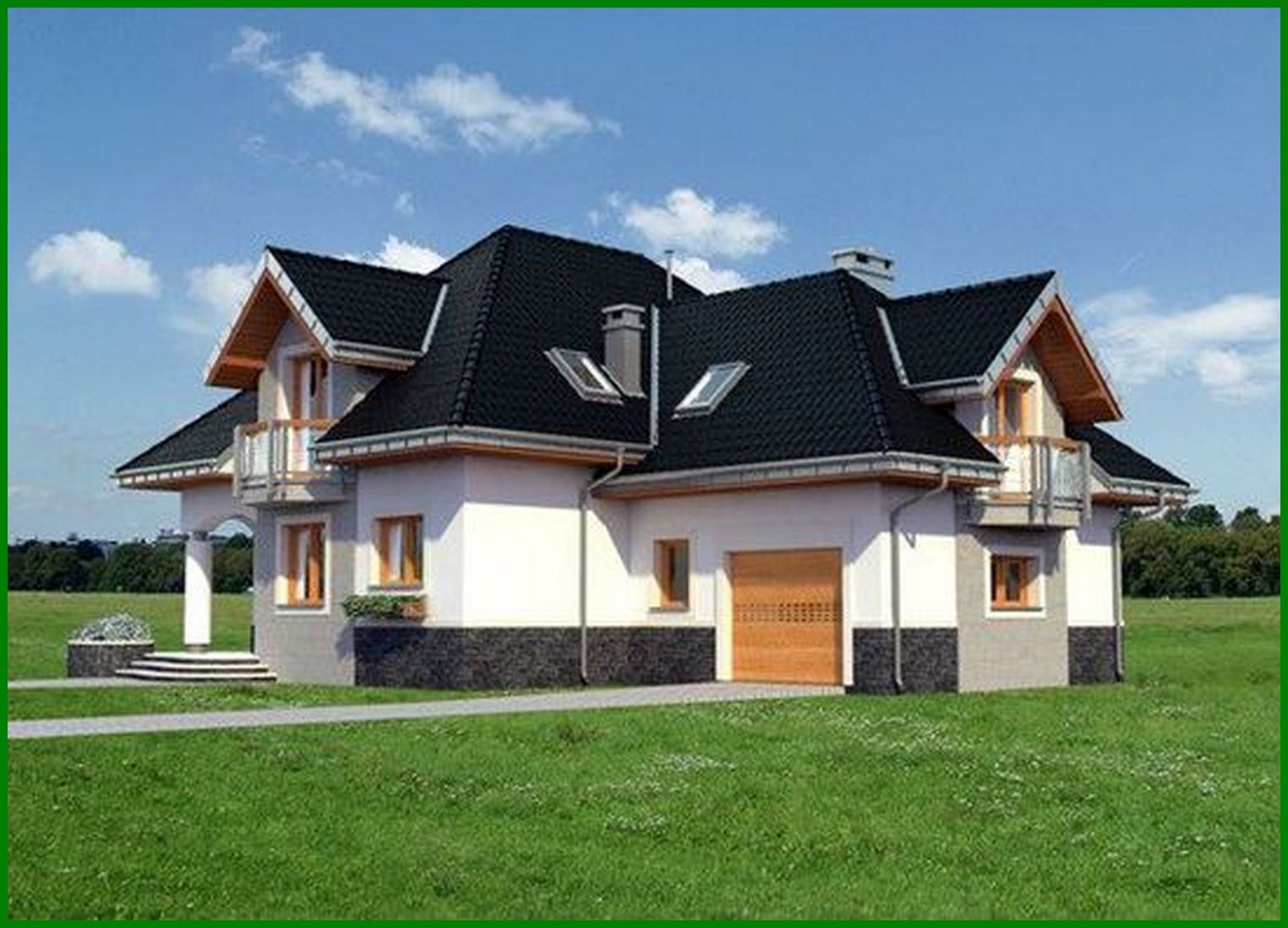 Visualization gallery - Unique cottage with an attic and six bedrooms