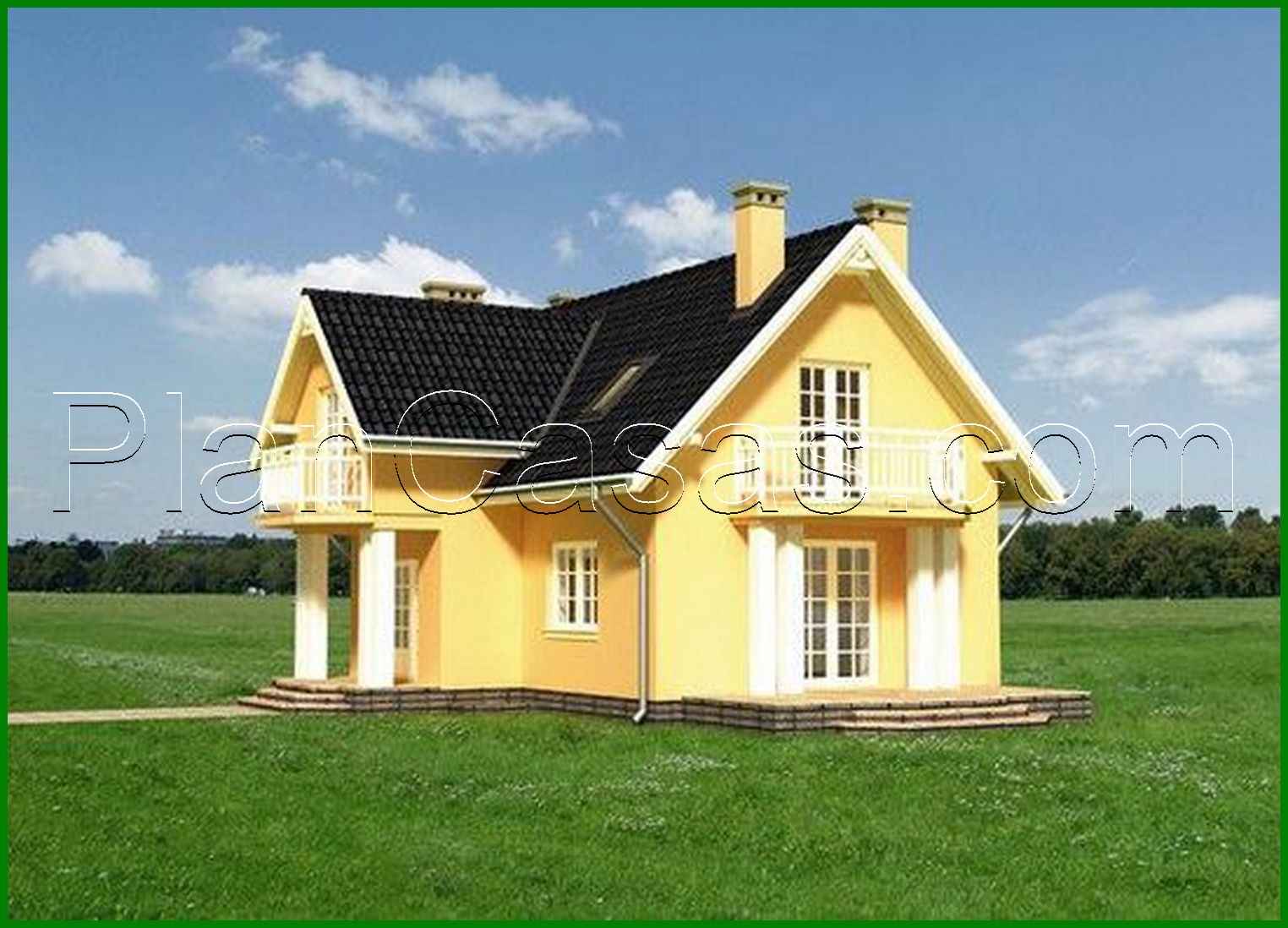 Visualization gallery - Two-story modern building with a beautiful look